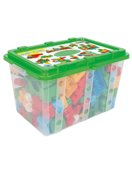 PL-03-568,Jucarie Pilsan Cuburi de construit in cutie Jumbo Blocks 166 piese