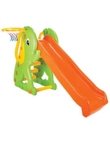 PL-06-160,Tobogan Pilsan Elephant Slide orange green