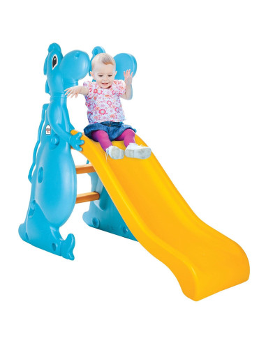 PL-06-198,Tobogan Pilsan Dino Slide yellow blue