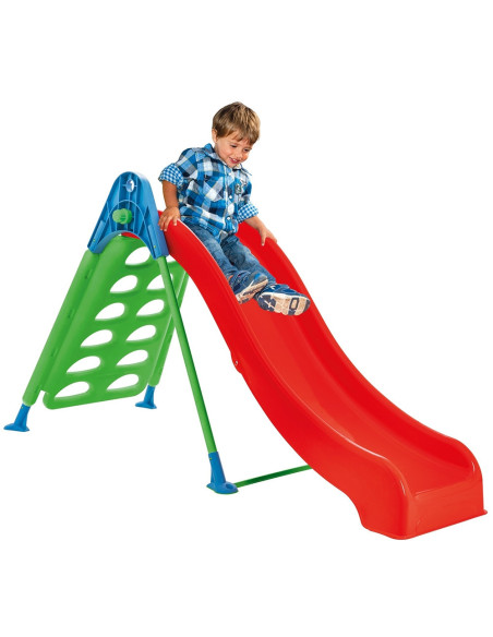 PL-07-969,Tobogan Pilsan Climber Slide red green