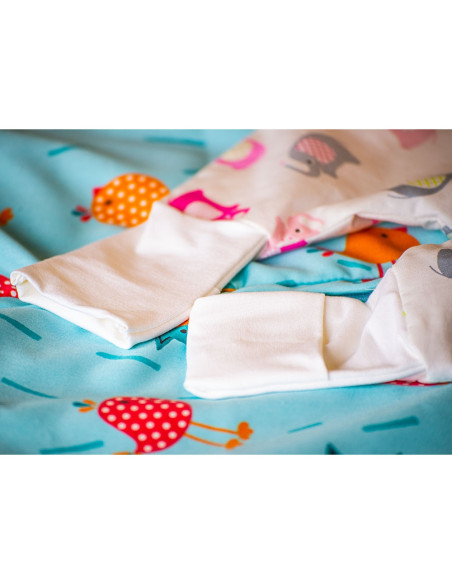 SDHF34EM,Sac de dormit cu picioare Hubners Fairies 3-4 ani Elefanti multicolor
