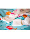 SDHF34EM,Sac de dormit cu picioare Hubners Fairies 3-4 ani Elefanti multicolor