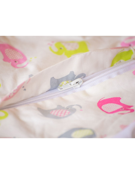 SDHF34EM,Sac de dormit cu picioare Hubners Fairies 3-4 ani Elefanti multicolor