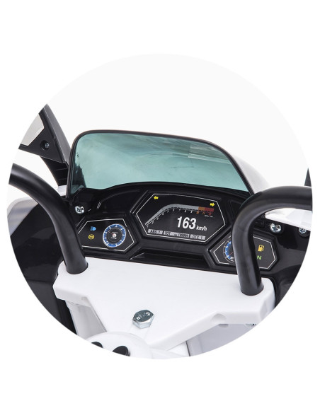 ELMPO0211WH,Motocicleta electrica Chipolino Police white
