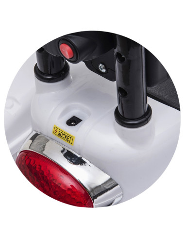 ELMPO0211WH,Motocicleta electrica Chipolino Police white