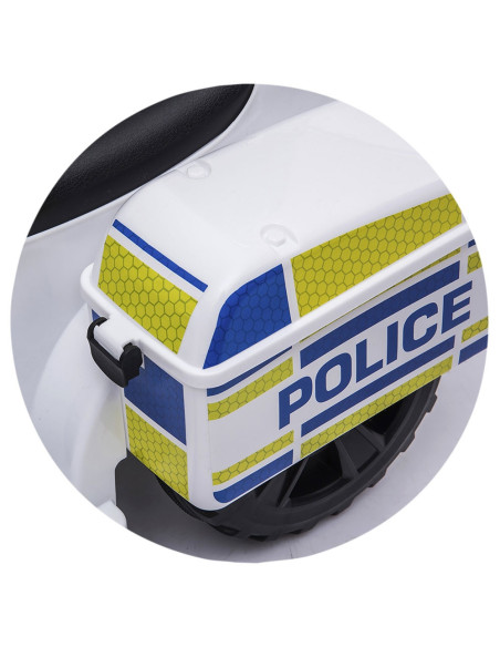 ELMPO0211WH,Motocicleta electrica Chipolino Police white