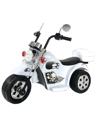 ELMCH0213WH,Motocicleta electrica Chipolino Chopper white