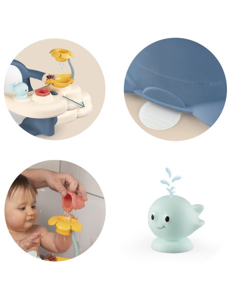 S7600140404,Scaun de baie Smoby Baby Bath Time albastru