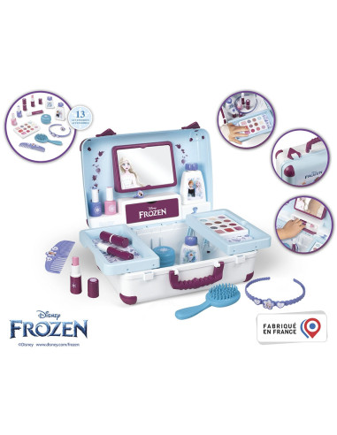 S7600320153,Jucarie Smoby Gentuta cosmetica Frozen Beauty Vanity cu accesorii