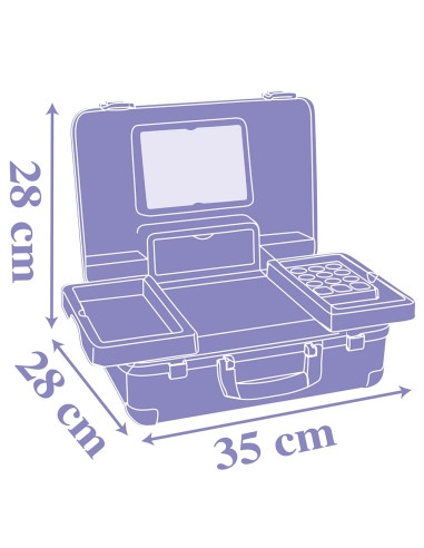 S7600320153,Jucarie Smoby Gentuta cosmetica Frozen Beauty Vanity cu accesorii