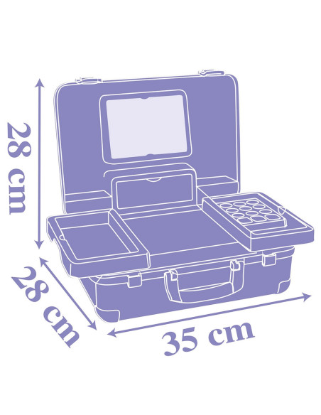 S7600320153,Jucarie Smoby Gentuta cosmetica Frozen Beauty Vanity cu accesorii