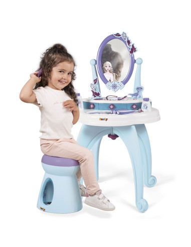 S7600320244,Jucarie Smoby Masuta de machiaj Frozen Hairdresser 2 in 1
