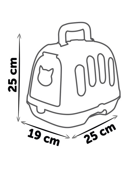 S7600340302,Set Smoby Veterinary Case, trusa veterinar cu pisica, cusca de transport si accesorii
