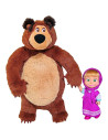 S109301073,Set Simba Masha and the Bear Masha 12 cm cu ursulet de plus 25 cm si 4 animale