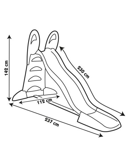 S7600820302,Tobogan Smoby XL verde cu albastru