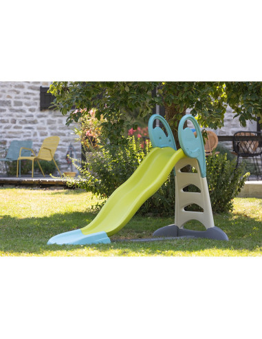 S7600820302,Tobogan Smoby XL verde cu albastru