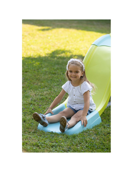 S7600820302,Tobogan Smoby XL verde cu albastru
