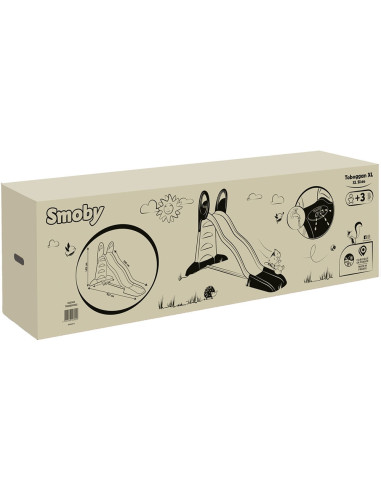 S7600820302,Tobogan Smoby XL verde cu albastru