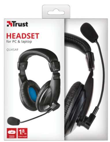 CASTI TRUST QUASAR PC BLACK "21661" (include TV 0.8lei),21661