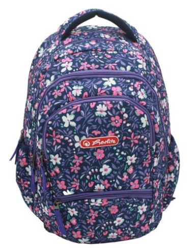 9492250,Rucsac zipper pro, dimensiune 43 x 29 x 22 cm, motiv white flowers