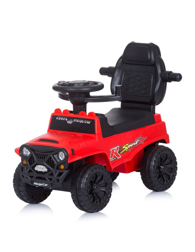 ROCSAF02102RE,Masinuta de impins Chipolino Safari red cu maner si copertina