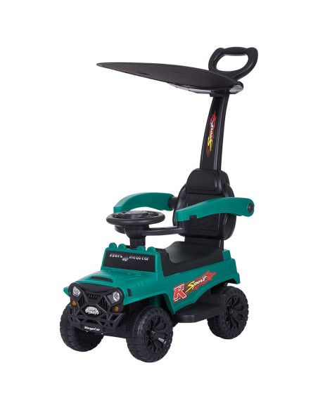 ROCSAF02104MI,Masinuta de impins Chipolino Safari mint cu maner si copertina