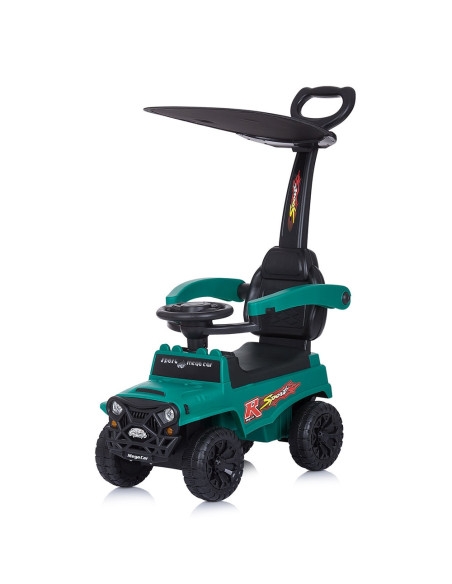 ROCSAF02104MI,Masinuta de impins Chipolino Safari mint cu maner si copertina