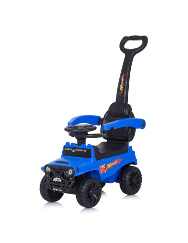 ROCSAF02105BL,Masinuta de impins Chipolino Safari blue cu maner si copertina