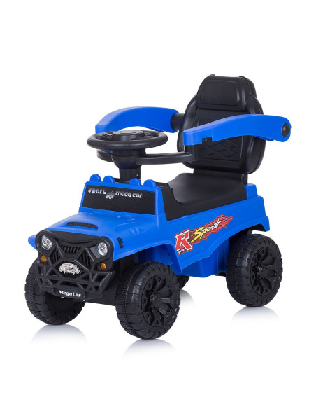 ROCSAF02105BL,Masinuta de impins Chipolino Safari blue cu maner si copertina