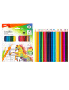 DLEC113-24,Creioane colorate plastic 24 culori deli
