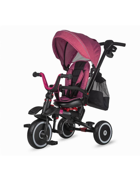 322011150,Tricicleta multifunctionala pliabila Coccolle Vispo Magenta