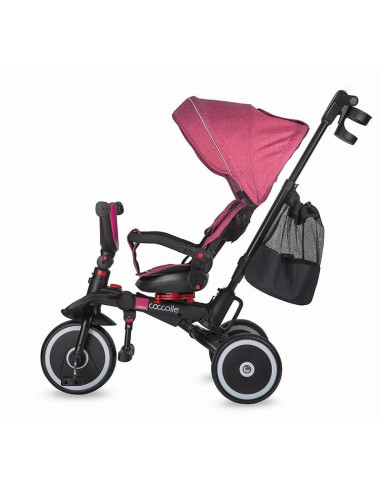 322011150,Tricicleta multifunctionala pliabila Coccolle Vispo Magenta