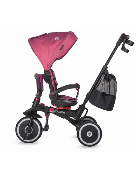 322011150,Tricicleta multifunctionala pliabila Coccolle Vispo Magenta