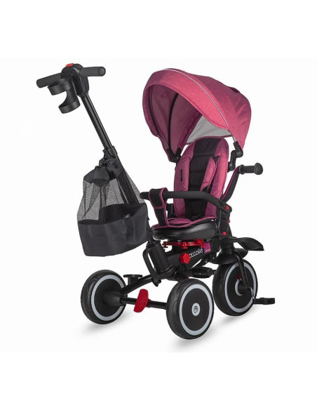 322011150,Tricicleta multifunctionala pliabila Coccolle Vispo Magenta
