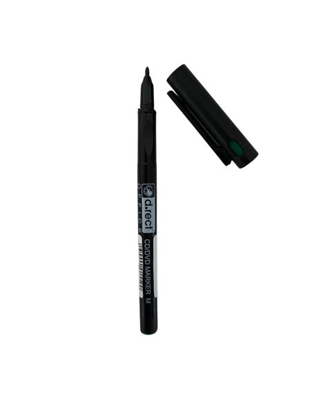 BUC-102074,Marker CD/DVD D.RECT 1.0 mm, Verde BUC-102074,Marker CD/DVD D.RECT 1.0 mm, Verde