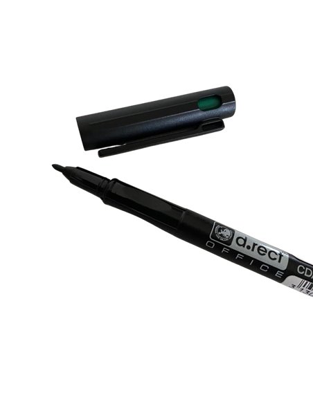 BUC-102074,Marker CD/DVD D.RECT 1.0 mm, Verde BUC-102074,Marker CD/DVD D.RECT 1.0 mm, Verde