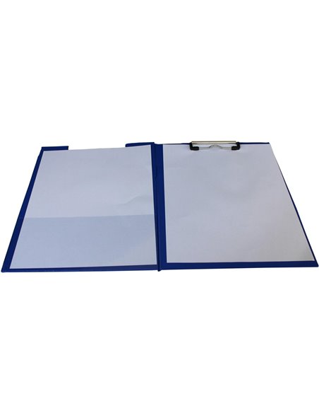 009088,Clipboard dublu A4 D.RECT, Albastru