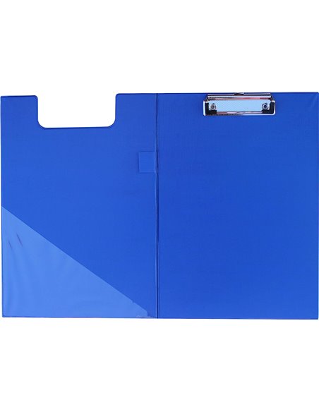 009088,Clipboard dublu A4 D.RECT, Albastru