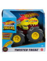 MTGVK37_GVK44,Hot Wheels Monster Truck Masinuta Twister Tredz Mega Wrex Galben Scara 1:43