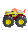 MTGVK37_GVK44,Hot Wheels Monster Truck Masinuta Twister Tredz Mega Wrex Galben Scara 1:43