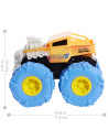 MTGVK37_GVK45,Hot Wheels Monster Truck Masinuta Twister Tredz Bone Shaker Portocaliu Scara 1:43