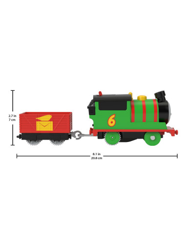 MTHFX96_HDY60,Thomas Locomotiva Motorizata Percy Cu Vagon