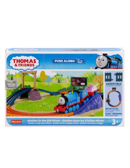 MTHGY82_HHV81,Thomas Set De Joaca Cu Locomotiva Push Along Gordon Si Accesorii