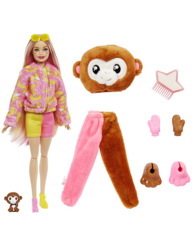 MTHKR01,Barbie Papusa Barbie Cutie Reveal Maimutica