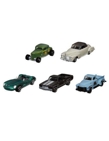 MTC1817_HKY27,Matchbox Set 5 Masinute Metalice Coffee Cruisers Iv Scara 1:64