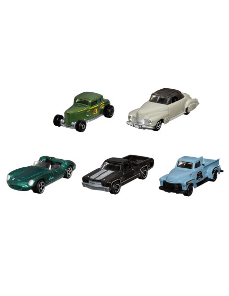 MTC1817_HKY27,Matchbox Set 5 Masinute Metalice Coffee Cruisers Iv Scara 1:64