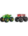 MTFYJ64_HLT69,Monster Truck Set 2 Masini Scara 1 La 64 Gunkster Si 5 Alarm
