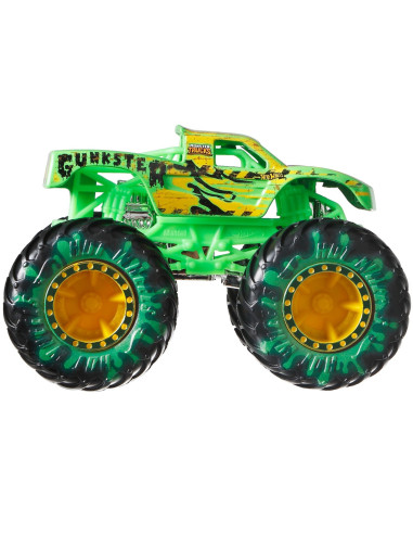 MTFYJ64_HLT69,Monster Truck Set 2 Masini Scara 1 La 64 Gunkster Si 5 Alarm