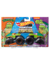 MTFYJ64_HNX31,Monster Truck Set 2 Masini Scara 1 La 64 Michelangelo Si Donatello