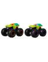 MTFYJ64_HNX31,Monster Truck Set 2 Masini Scara 1 La 64 Michelangelo Si Donatello